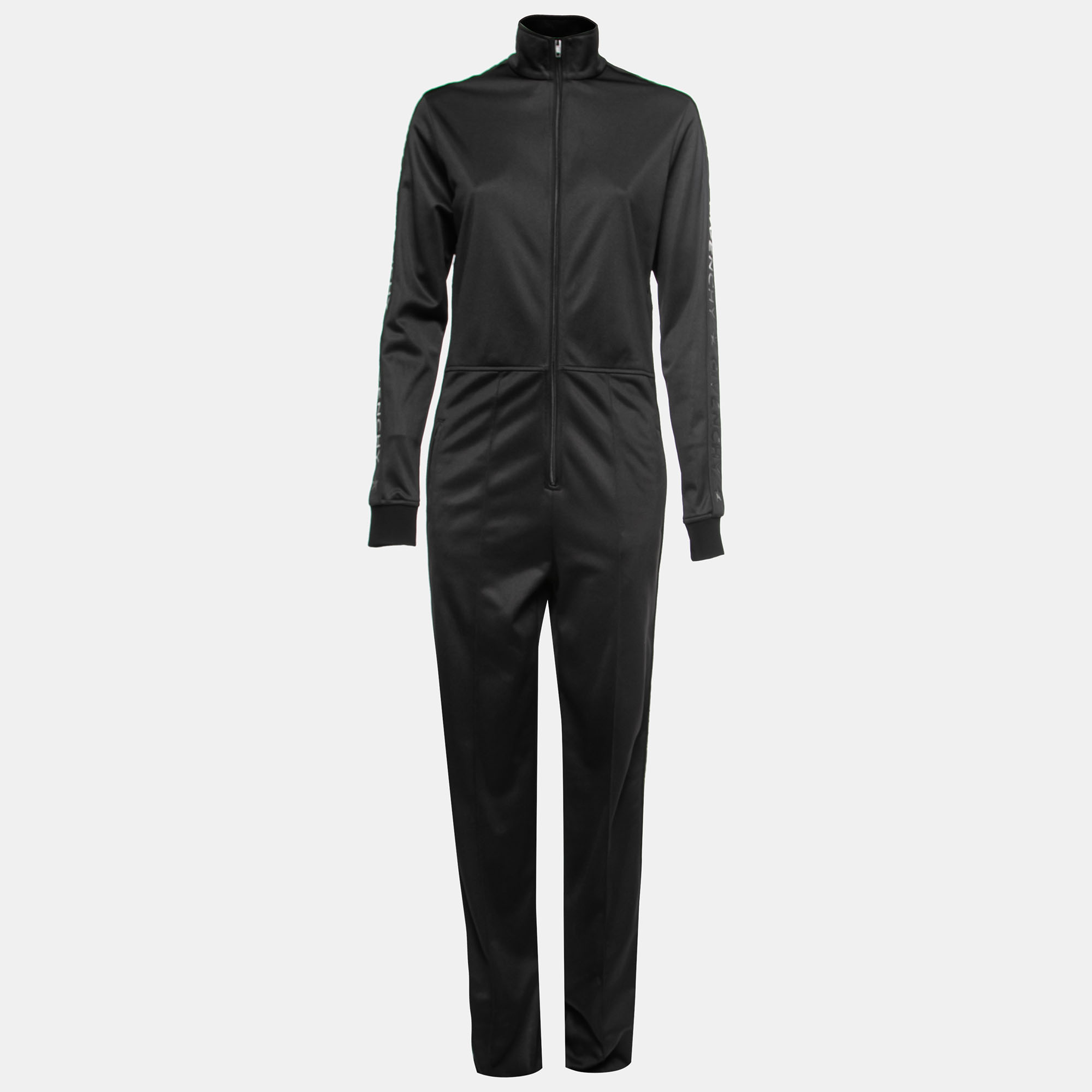 

Givenchy Black Neoprene Logo Band Detail Jumpsuit M