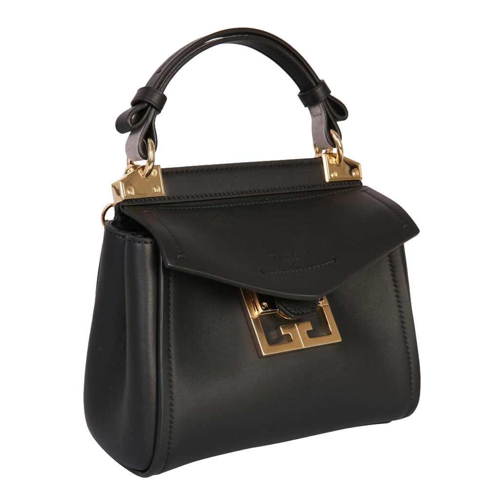 

Givenchy Black Leather Mystic Mini Bag