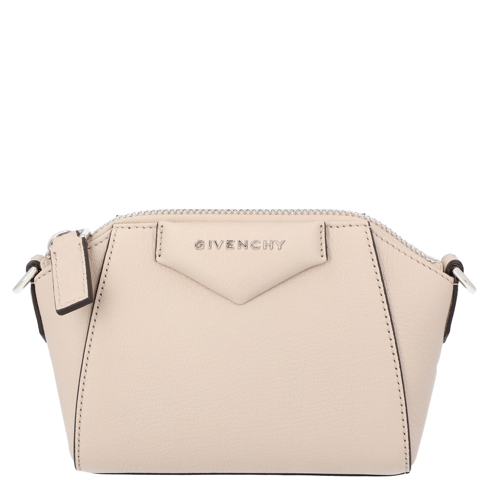 

Givenchy Beige Leather Antigona Nano Crossbody Bag