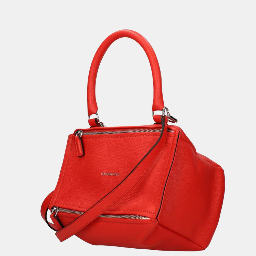 

Givenchy Red Leather Pandora Crossbody Bag