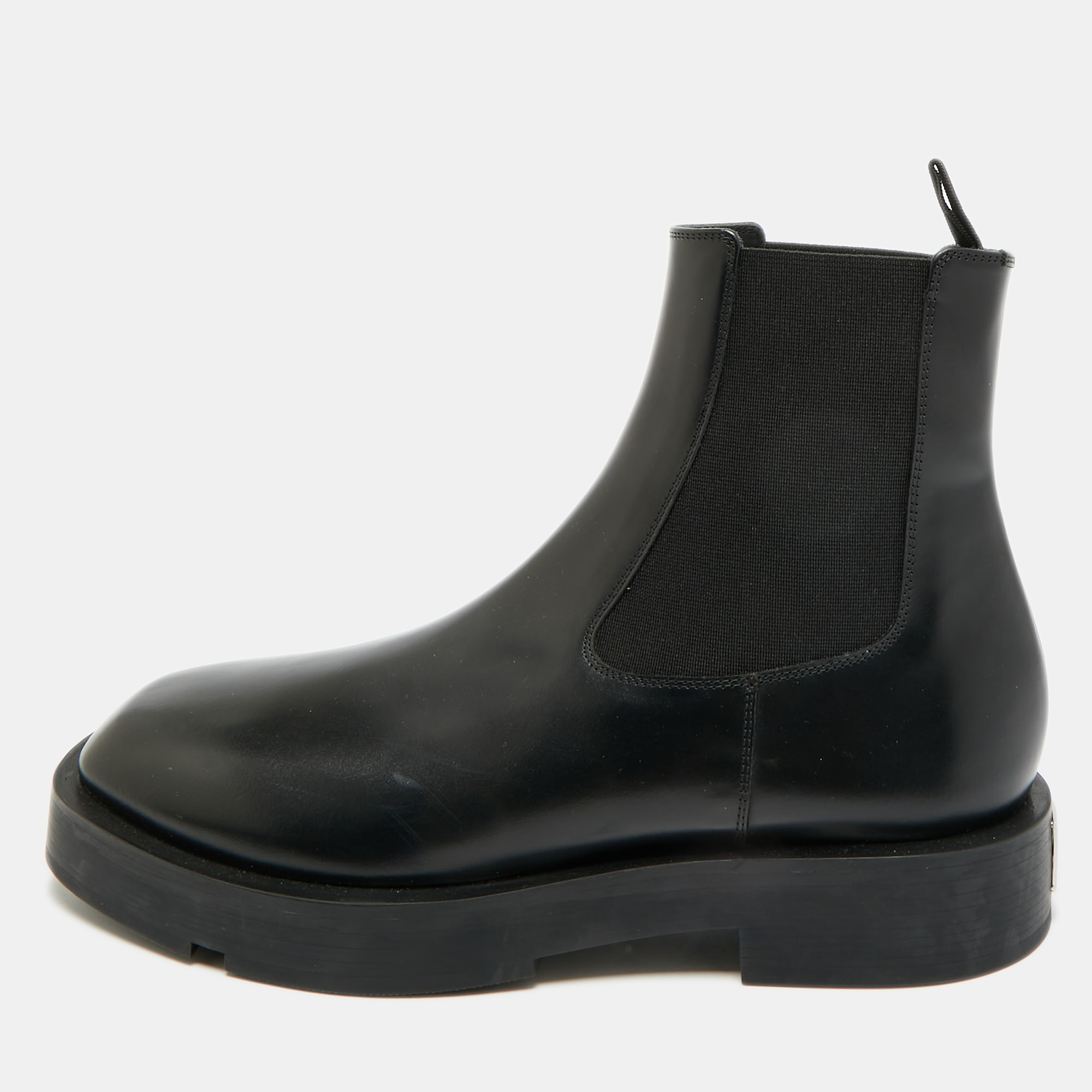 

Givenchy Chelsea Size  Black Leather Ankle Length Boots