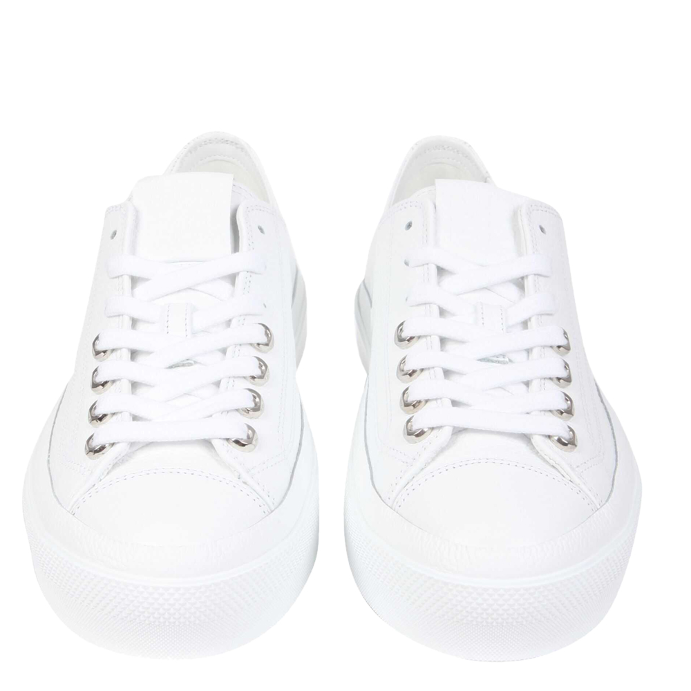 

Givenchy White Calfskin Leather City Sneakers Size IT