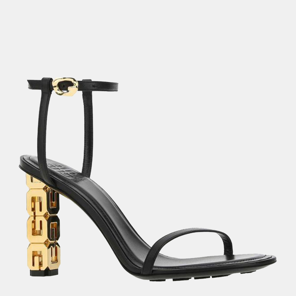 

Givenchy Black G Cube Heeled Sandals Size EU