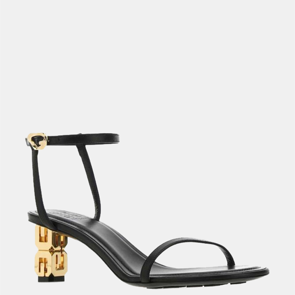 

Givenchy Black G Cube Heeled Sandals Size EU