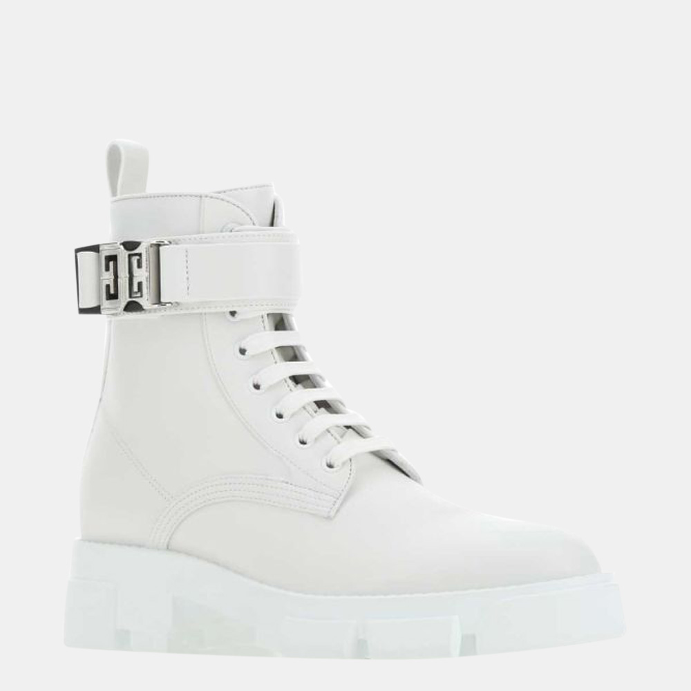 

Givenchy White Leather High Top Sneaker Size EU