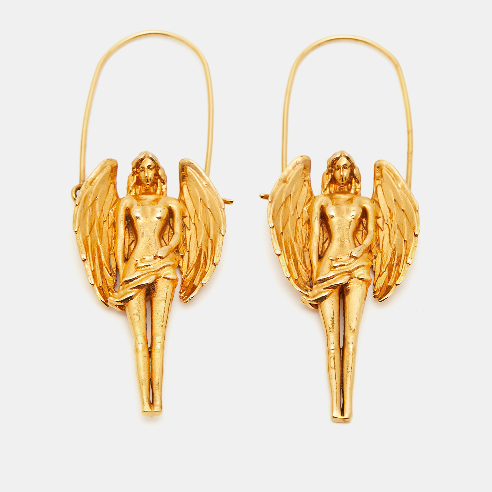 

Givenchy Virgo Zodiac Gold Tone Drop Earrings