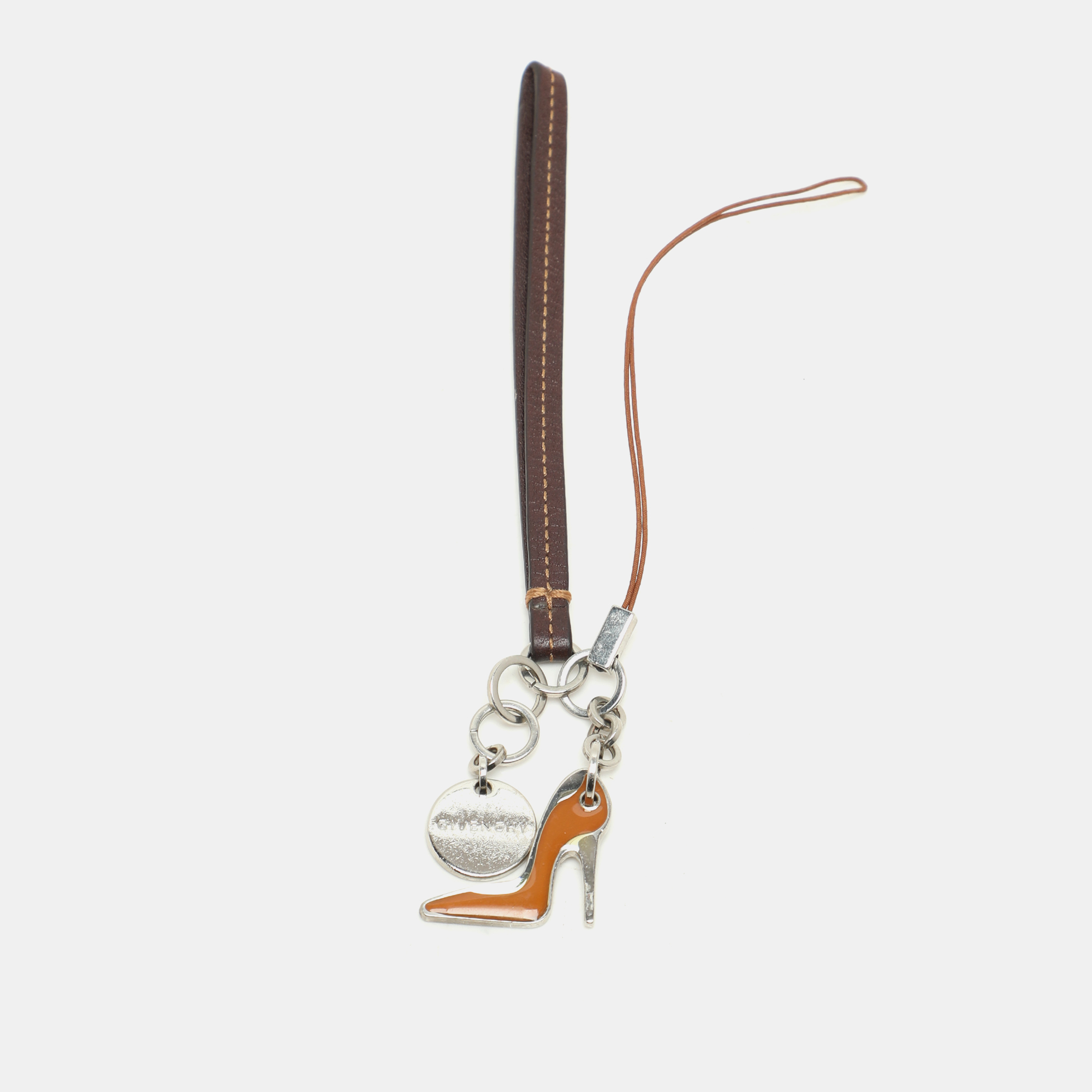 

Givenchy Brown Leather Cell Phone Charm