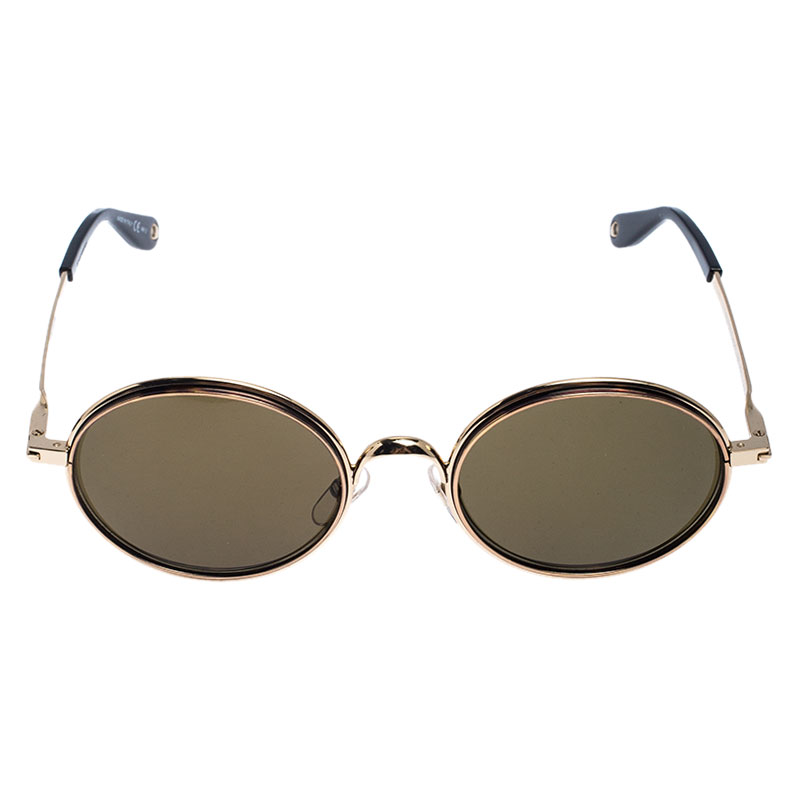 

Givenchy Gold Tone/Green GV 7052/S Oval Sunglasses