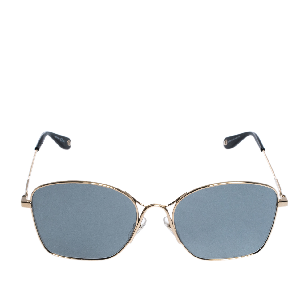 

Givenchy Gold/Grey Silver Mirrored GV7092/S J5GT4 Square Sunglasses