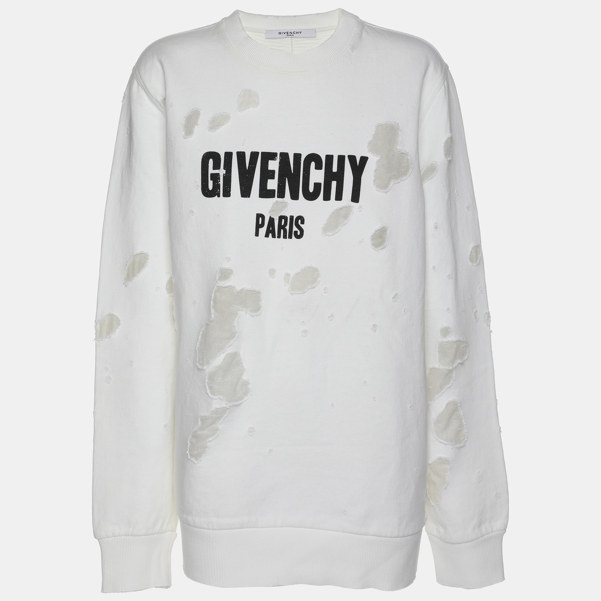 

Givenchy White Fabric Sweater M