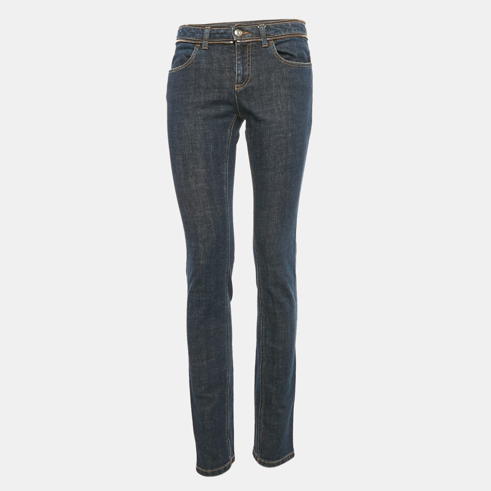 

Givenchy Blue Denim Zip Detail Jeans M Waist 31"