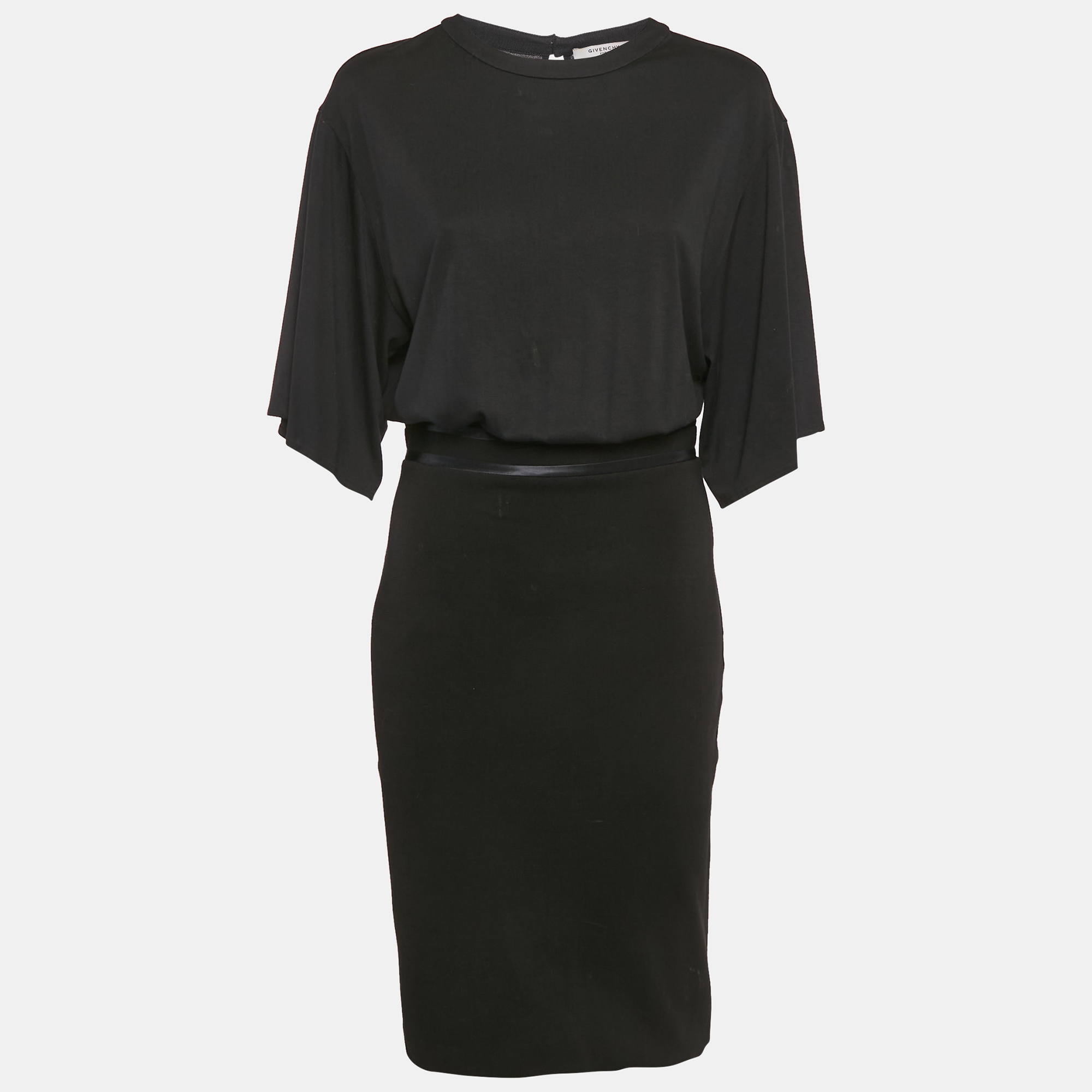 

Givenchy Black Jersey Short Dress M