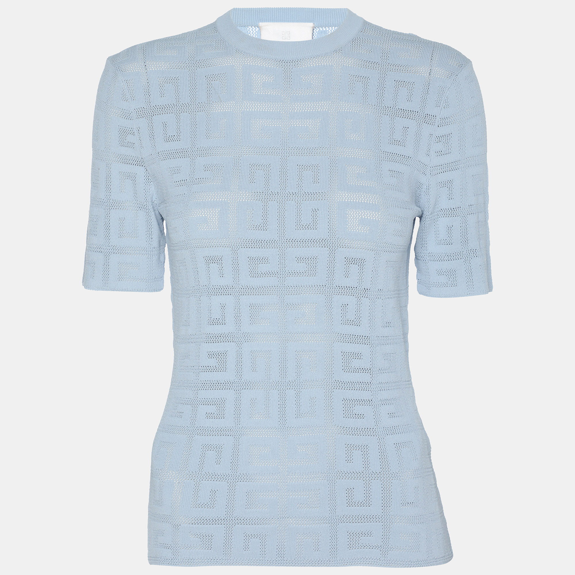 

Givenchy Blue Stretch Knit Blend Tops XS