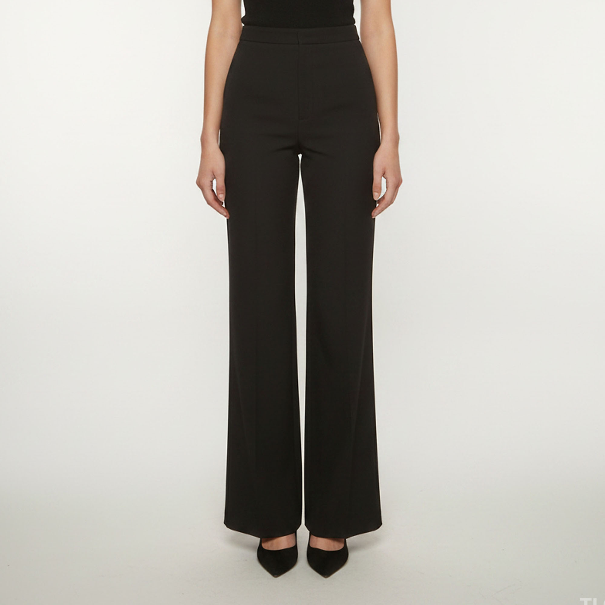 

Givenchy Black Wool High Waist Trousers M