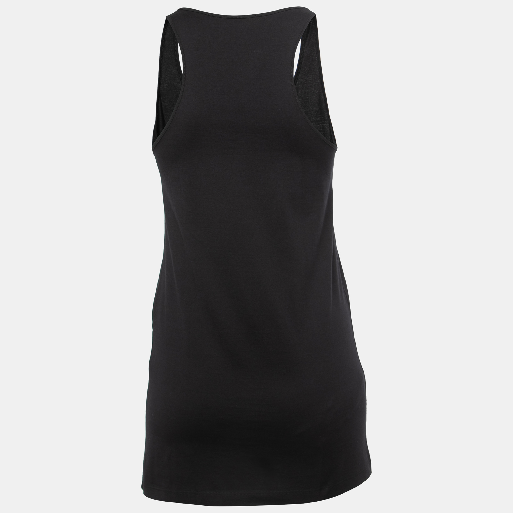 

Givenchy Black Logo Print Cotton Tank Top