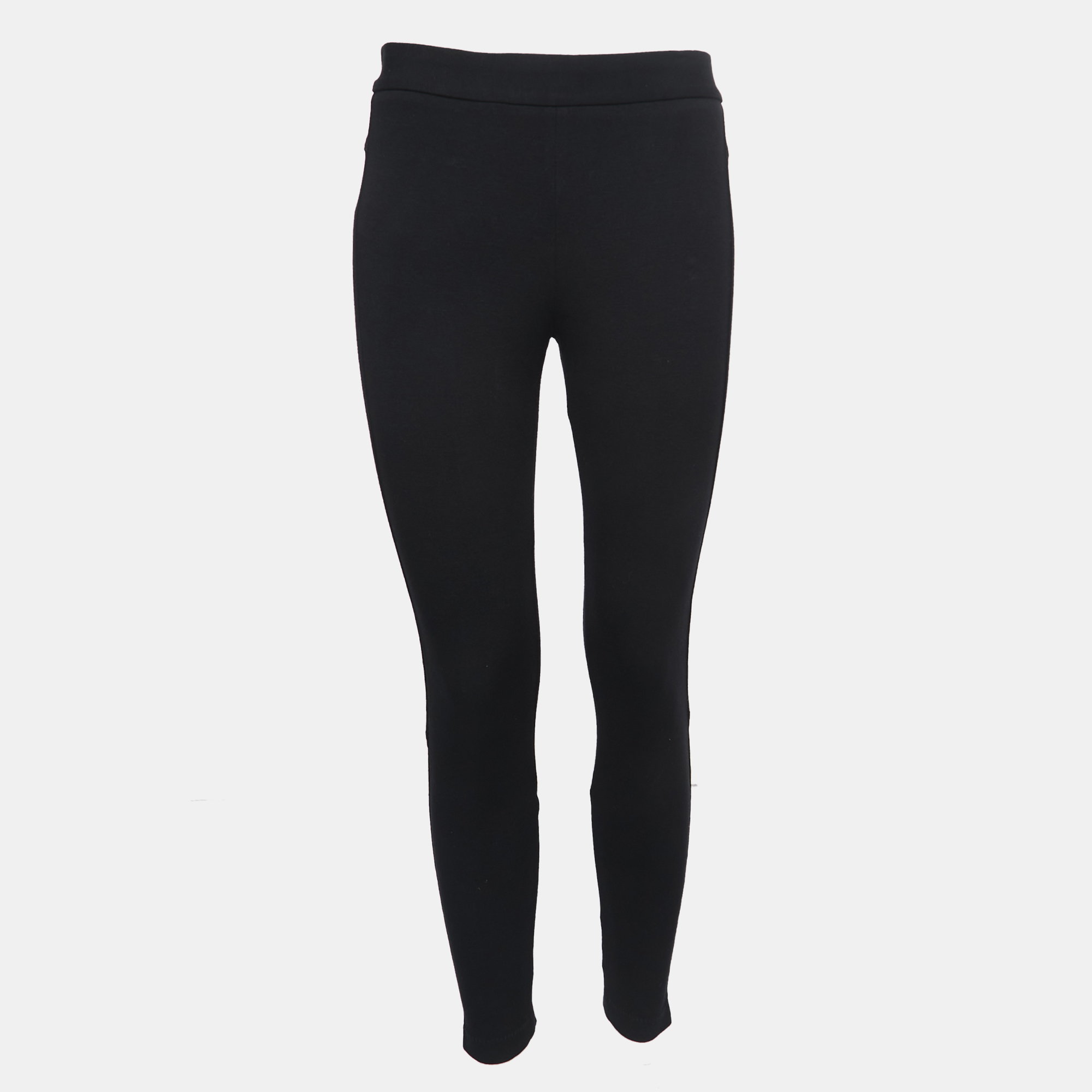 

Givenchy Black Knit Zip Detail Legging Pants