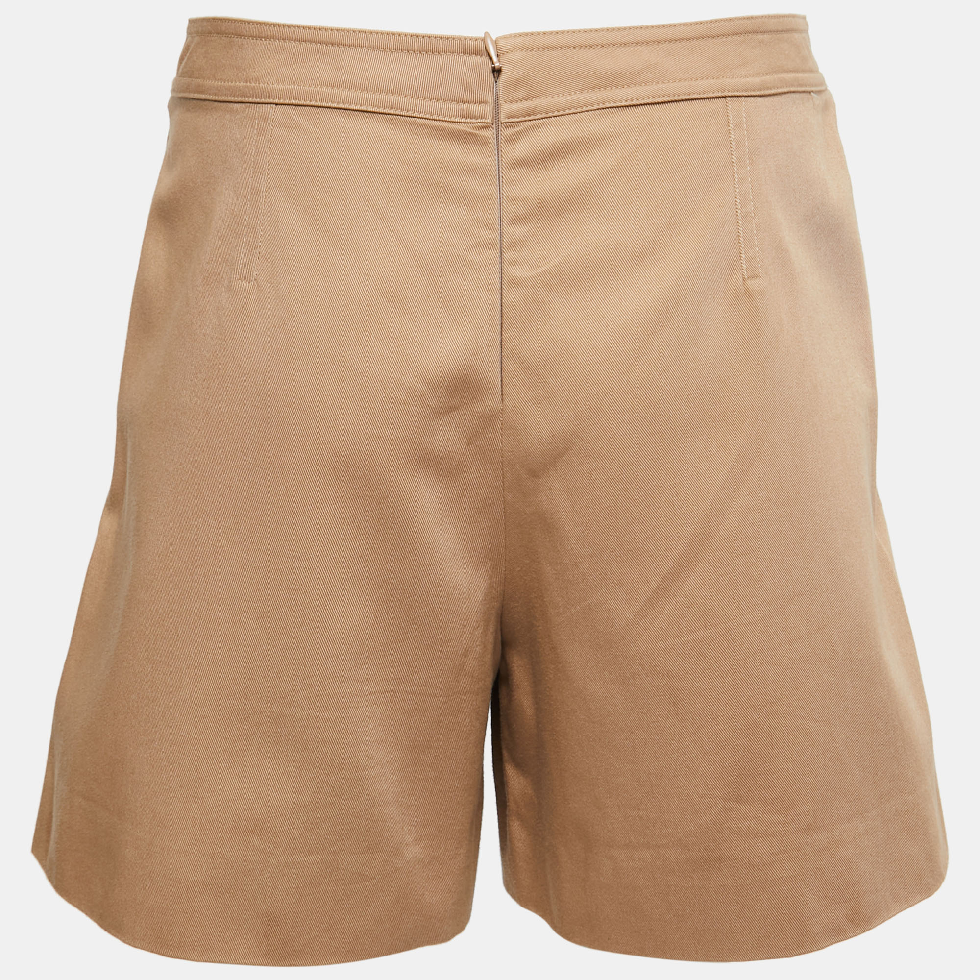 

Givenchy Beige Cotton Buckle Detail Shorts