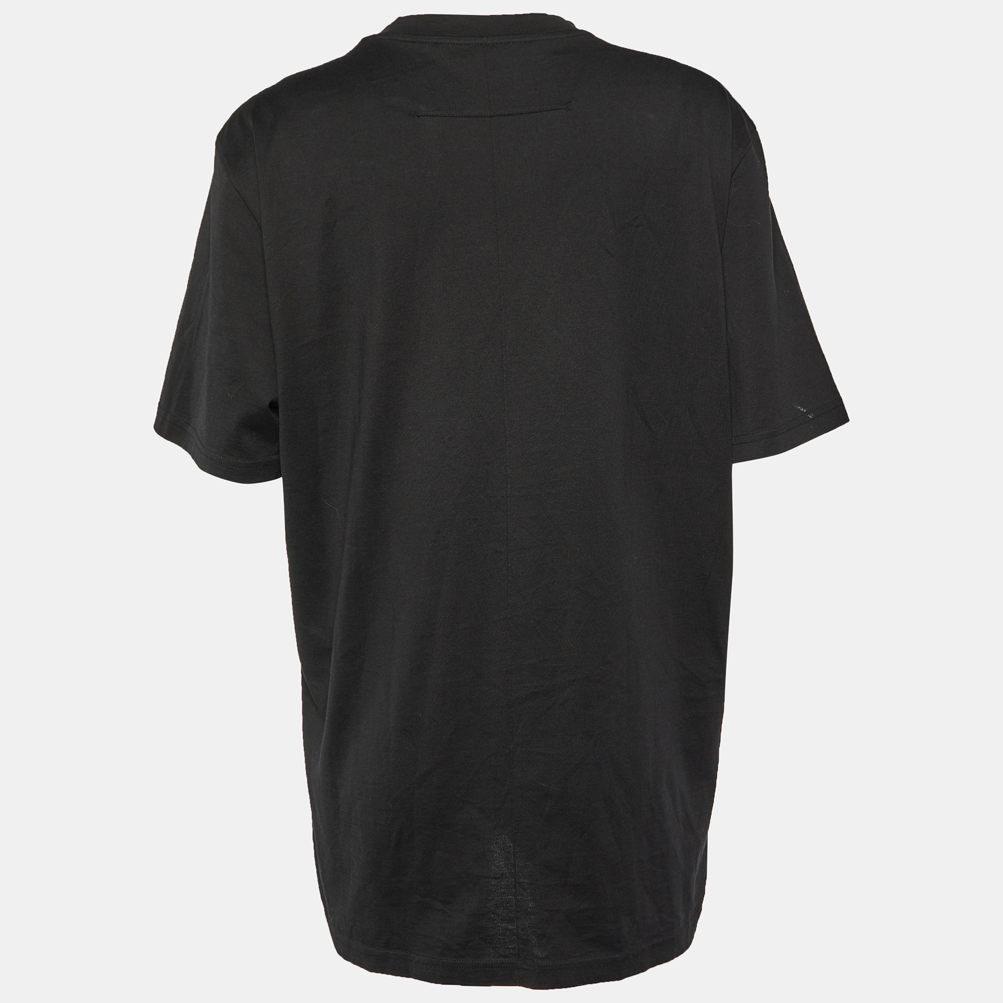 

Givenchy Black Bambi Printed Cotton Knit Oversized T-Shirt
