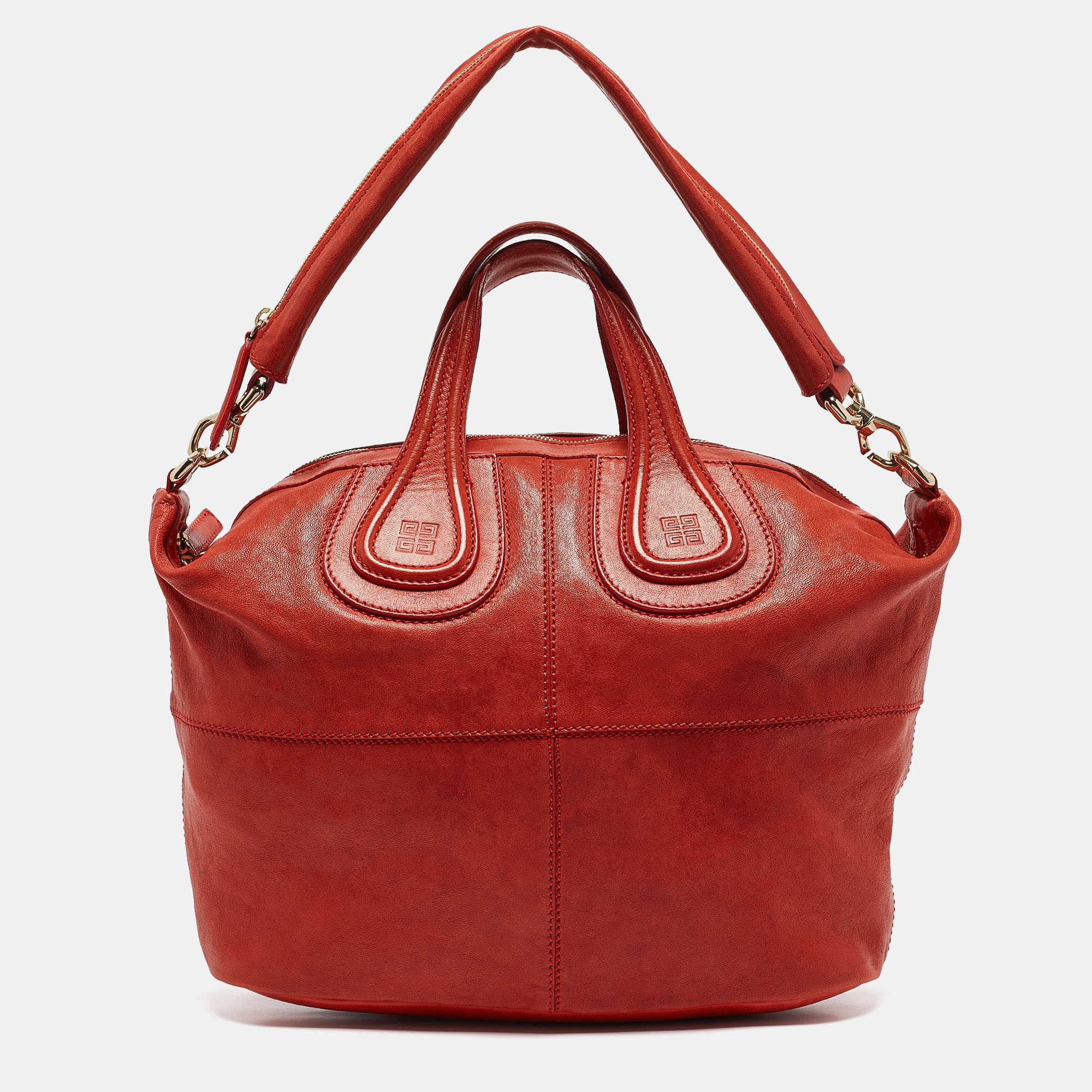 

Givenchy Red Leather  Nightingale Bag