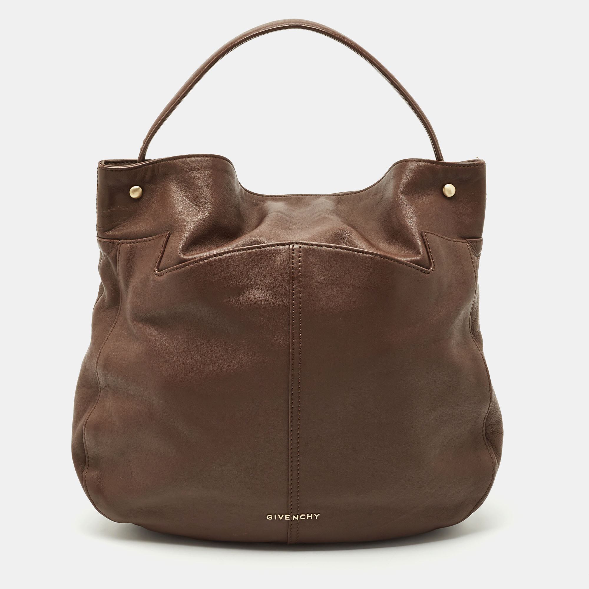 

Givenchy Brown Leather Hobo