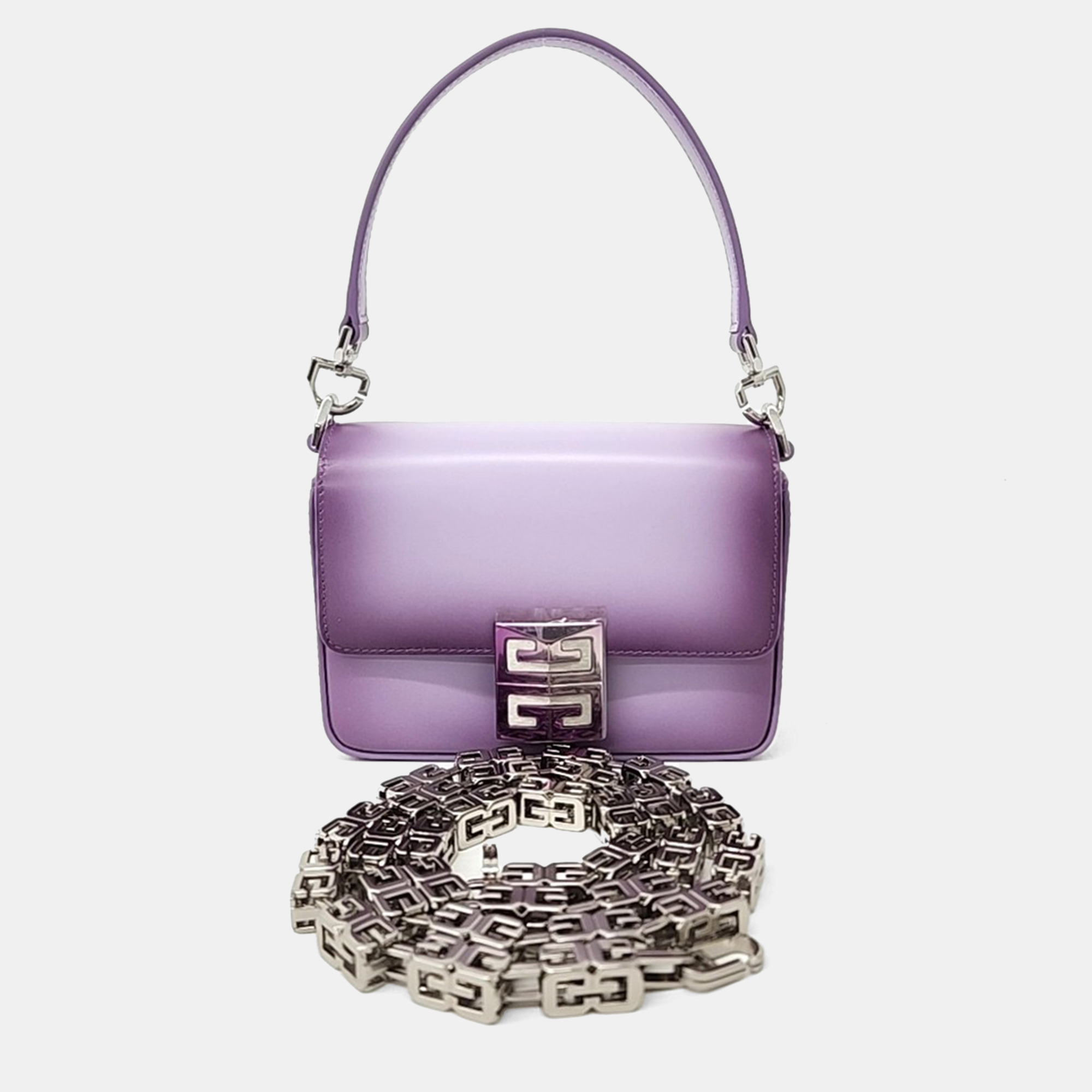 

Givenchy Purple Leather 4G Chain Small Bag