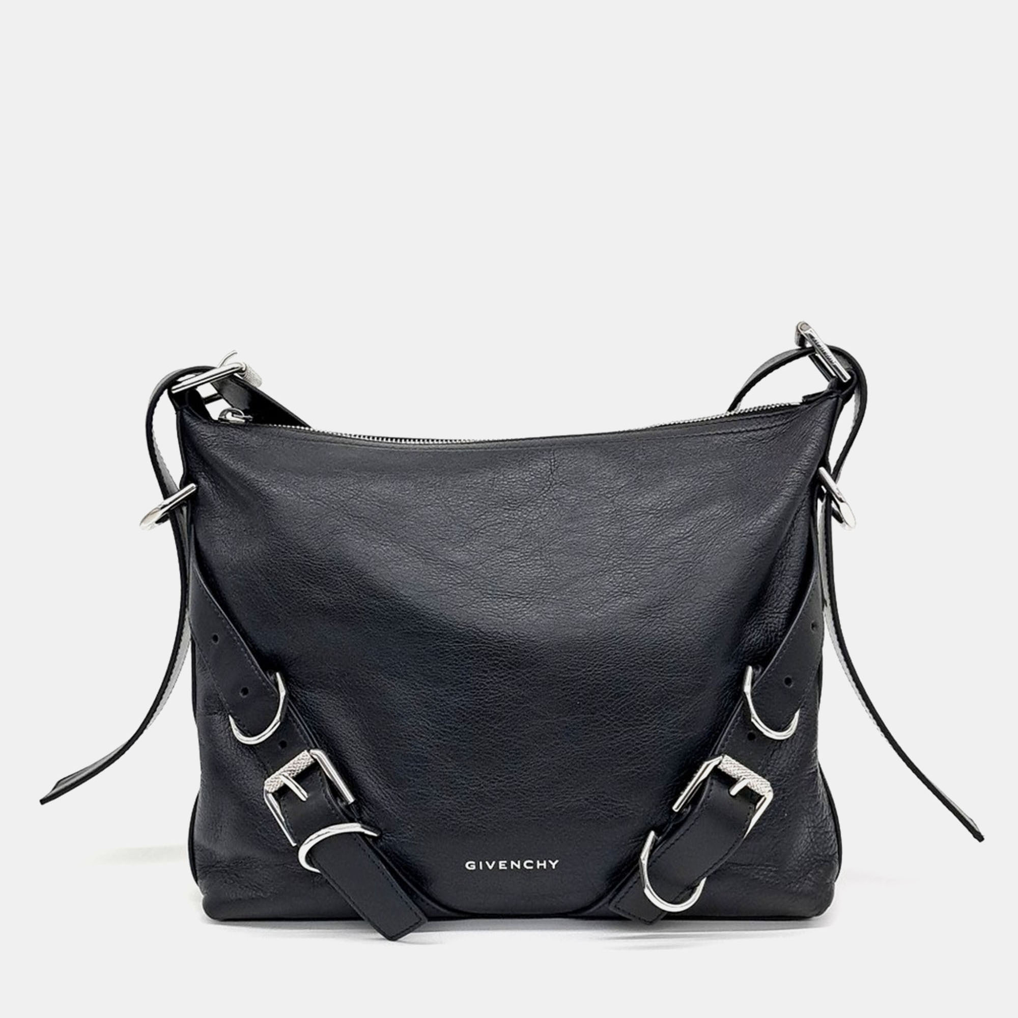 

Givenchy Black Leather Boisou shoulder bag