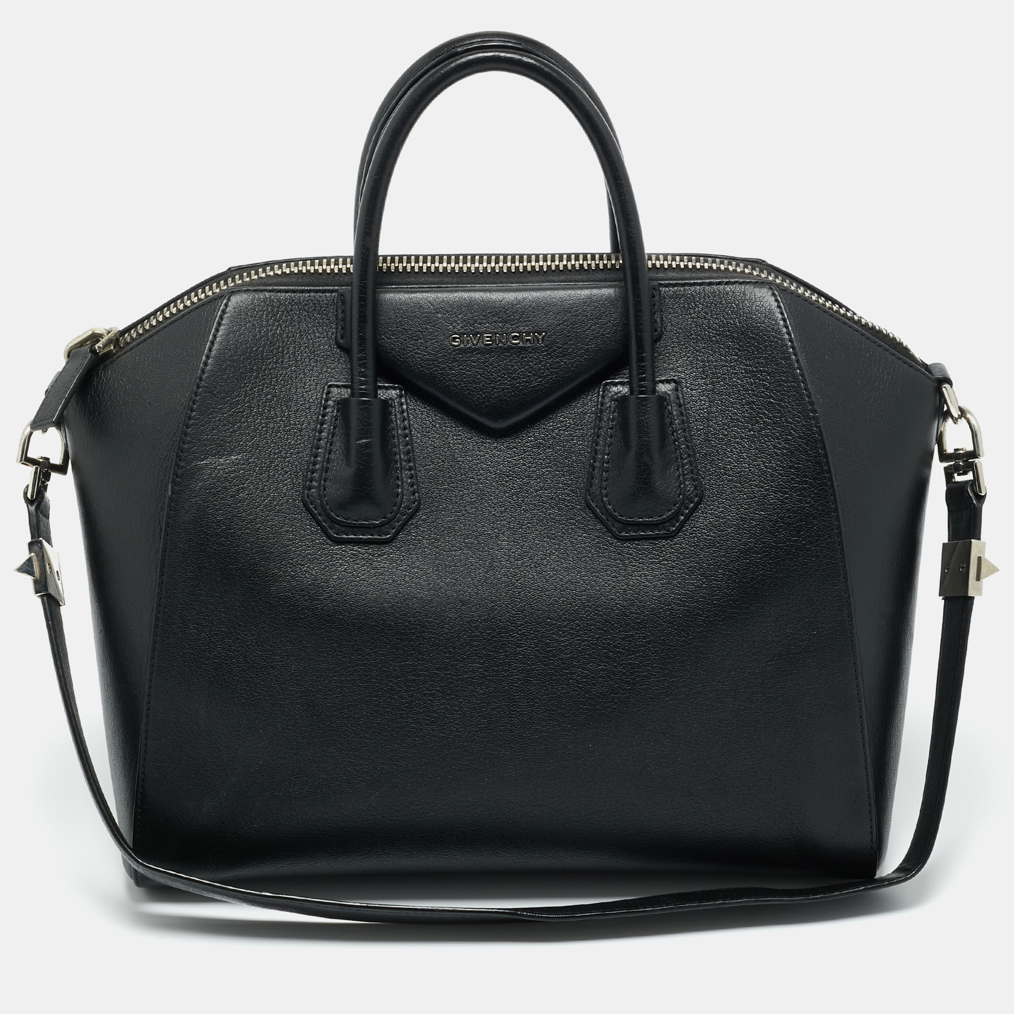

Givenchy Black Leather  Antigona Satchel