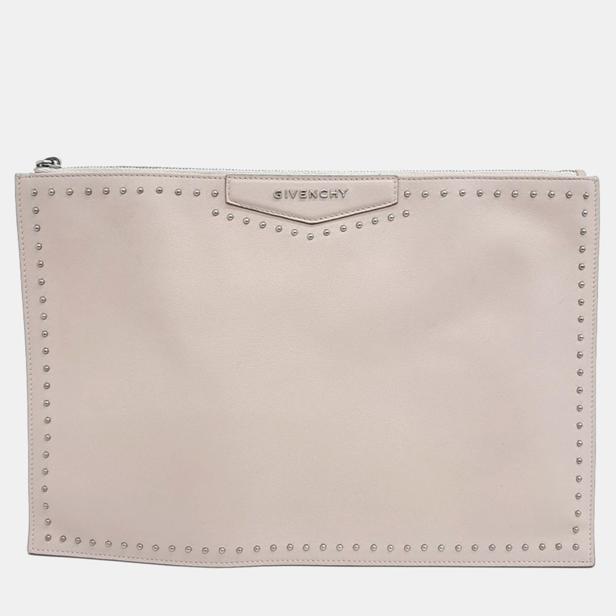 Pre-owned Givenchy Pink Leather Clutch