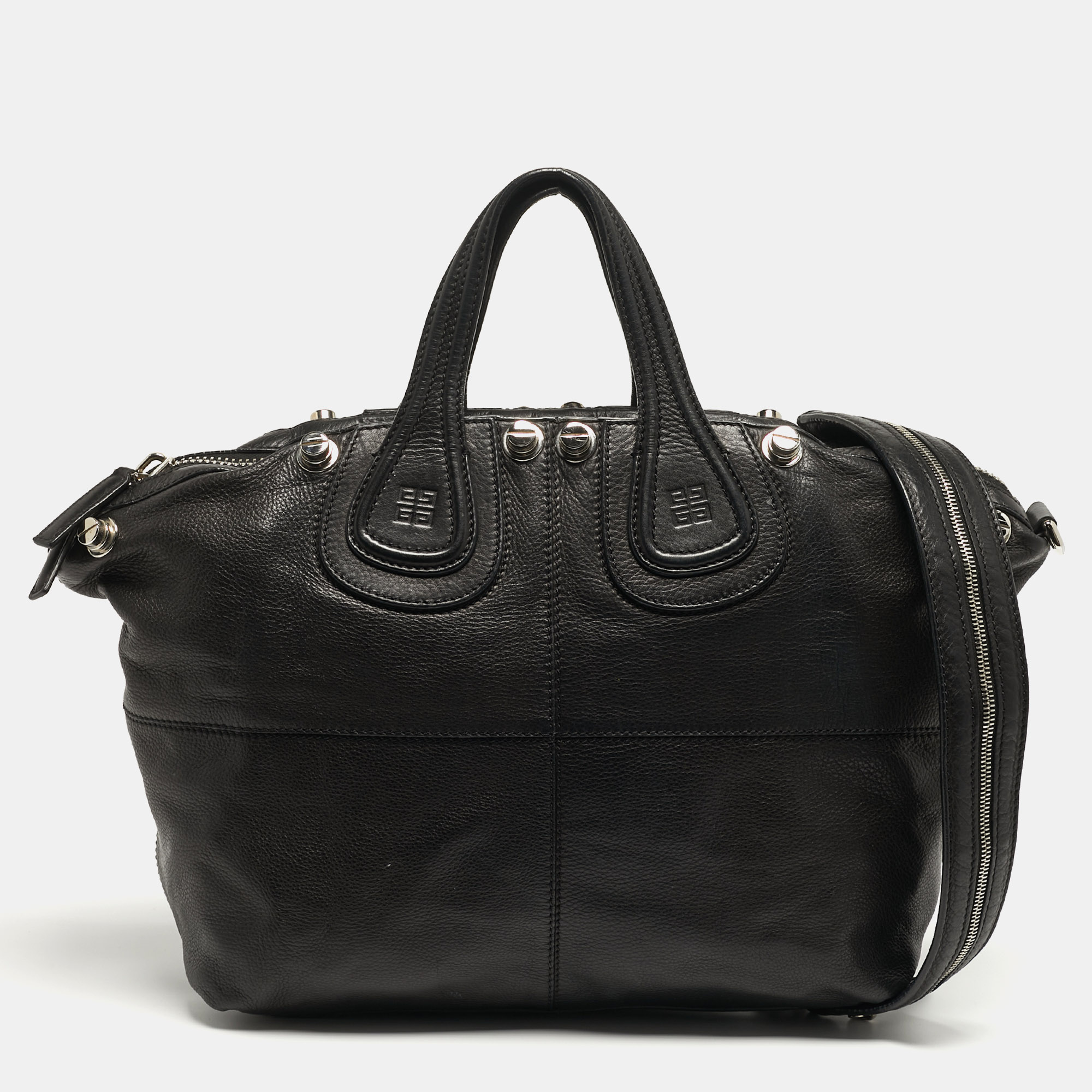 

Givenchy Nightingale Embellished  Black Leather Bag
