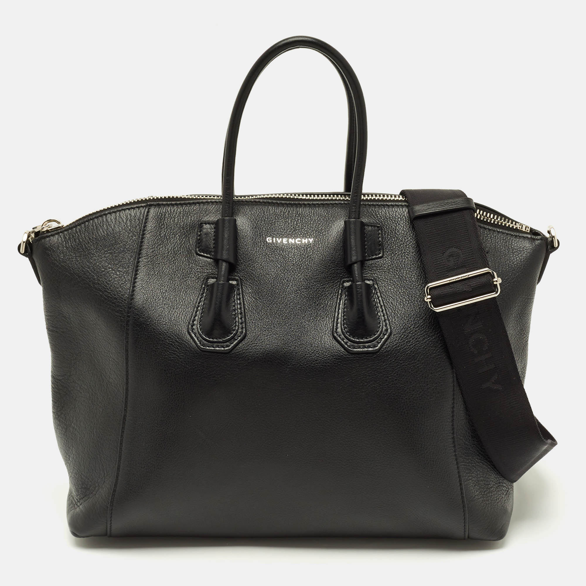 

Givenchy Antigona Sport  Black Leather Satchel