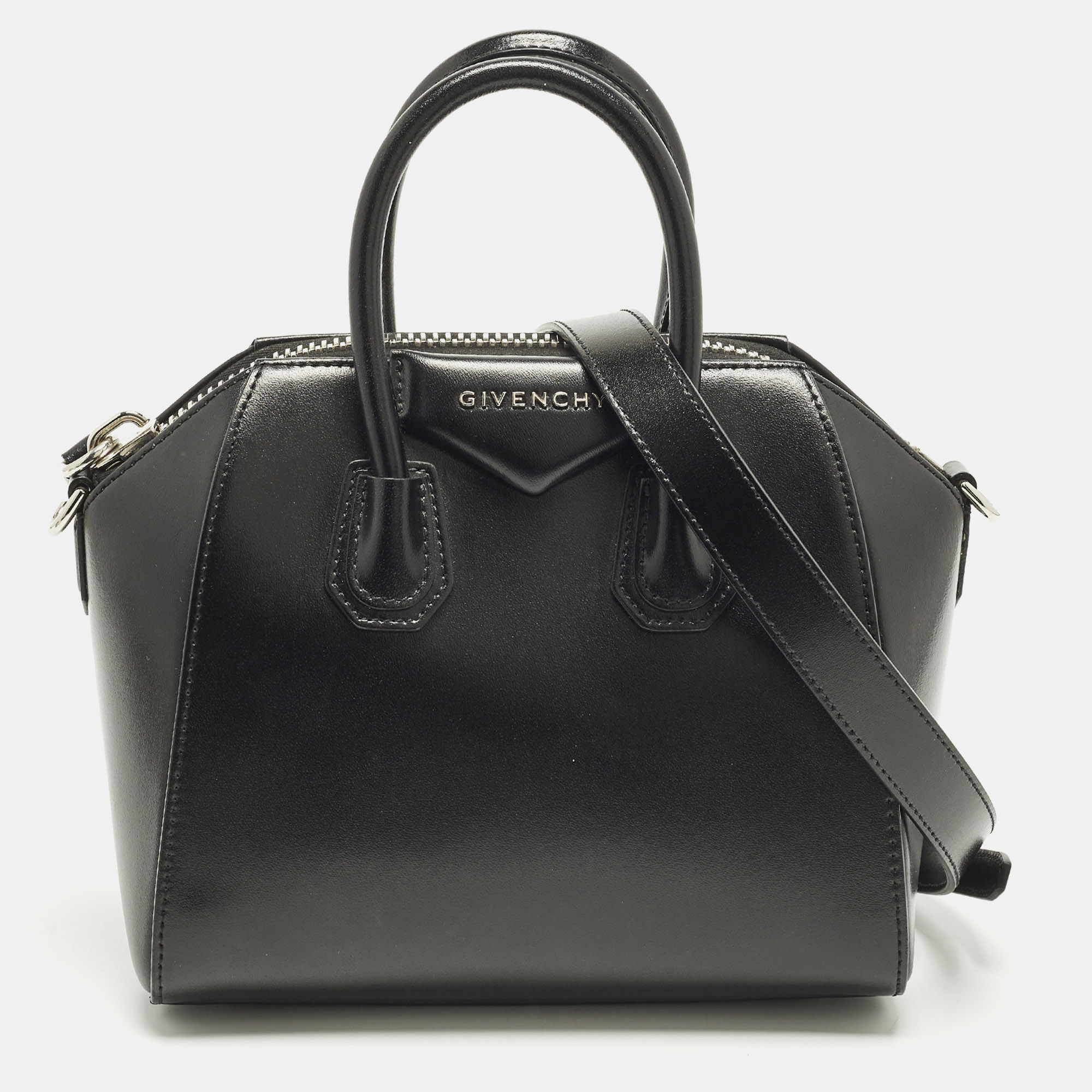 

Givenchy Antigona Mini Black Leather Satchel