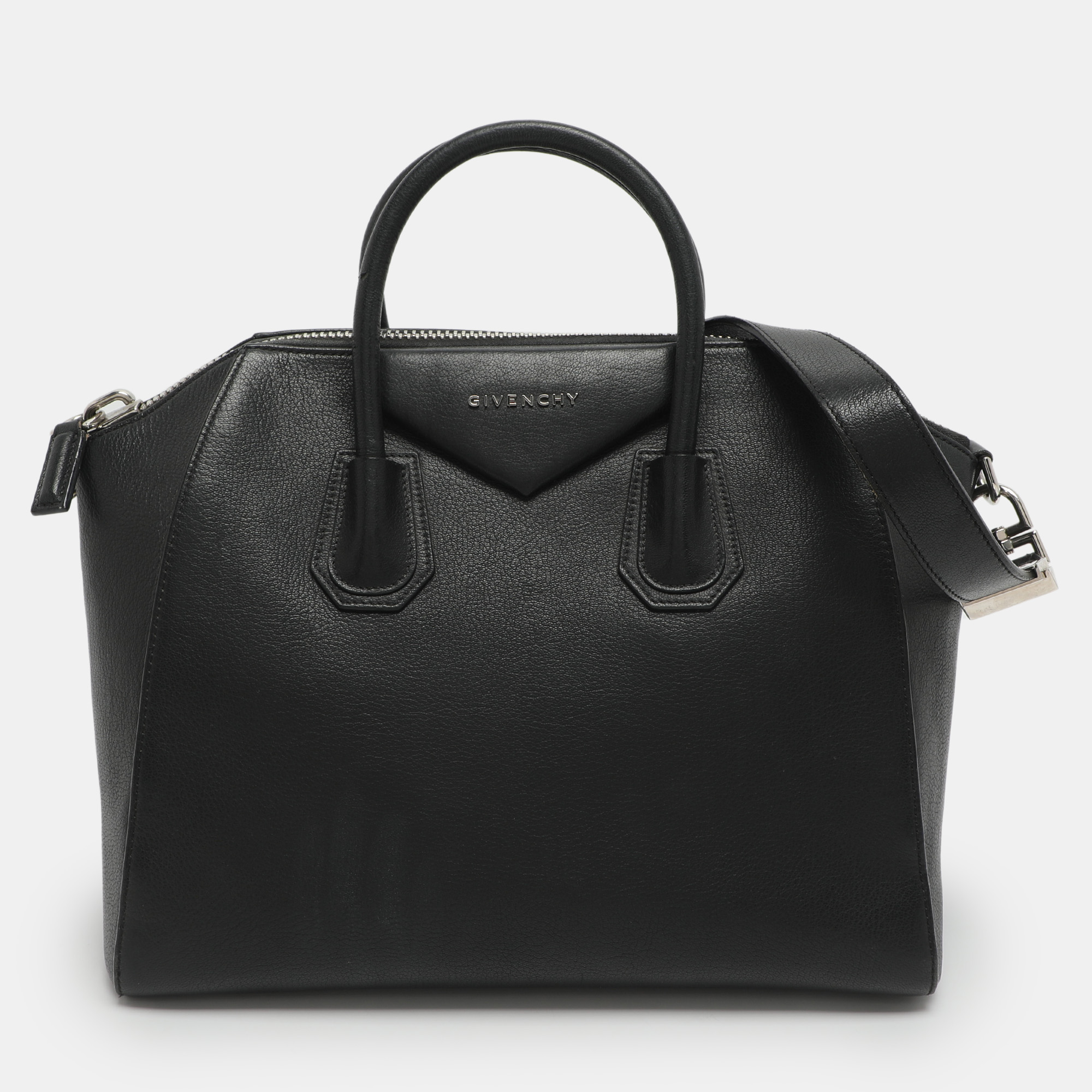 

Givenchy Antigona  Black Leather Satchel