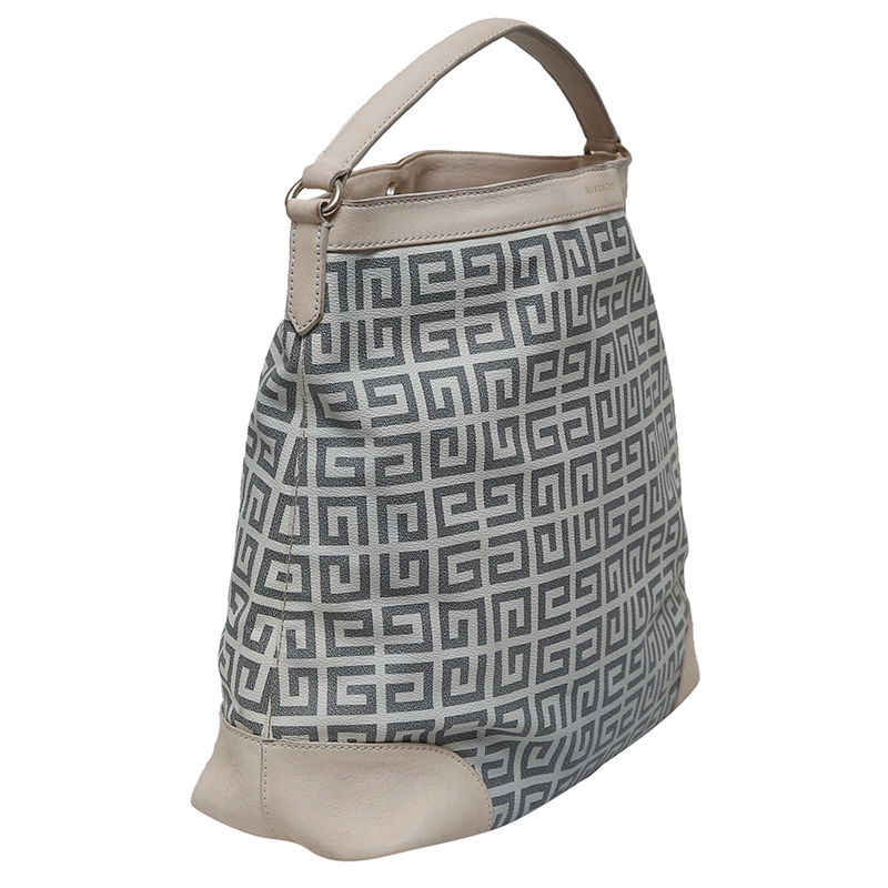 

Givenchy Bicolor Monogram Coated Canvas/Leather Shoulder Bag, Multicolor