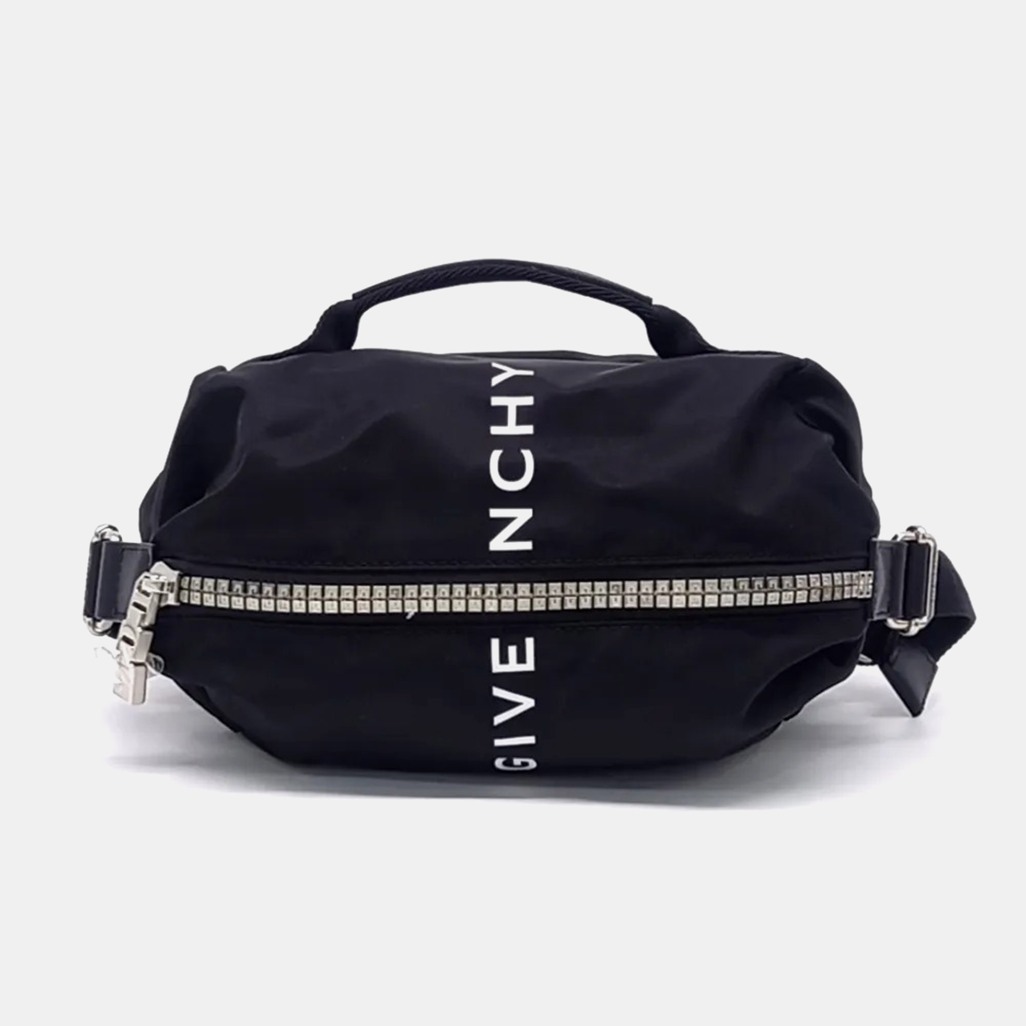 

Givenchy Black Nylon G Zipper Trek Belt Bag