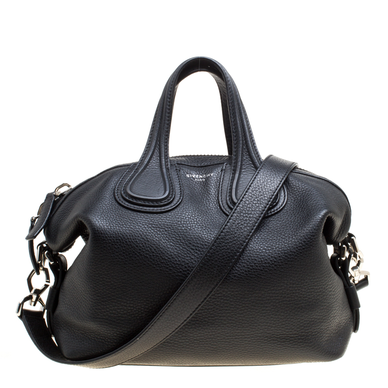 Givenchy Black Leather Small Nightingale Top Handle Bag Givenchy | The ...