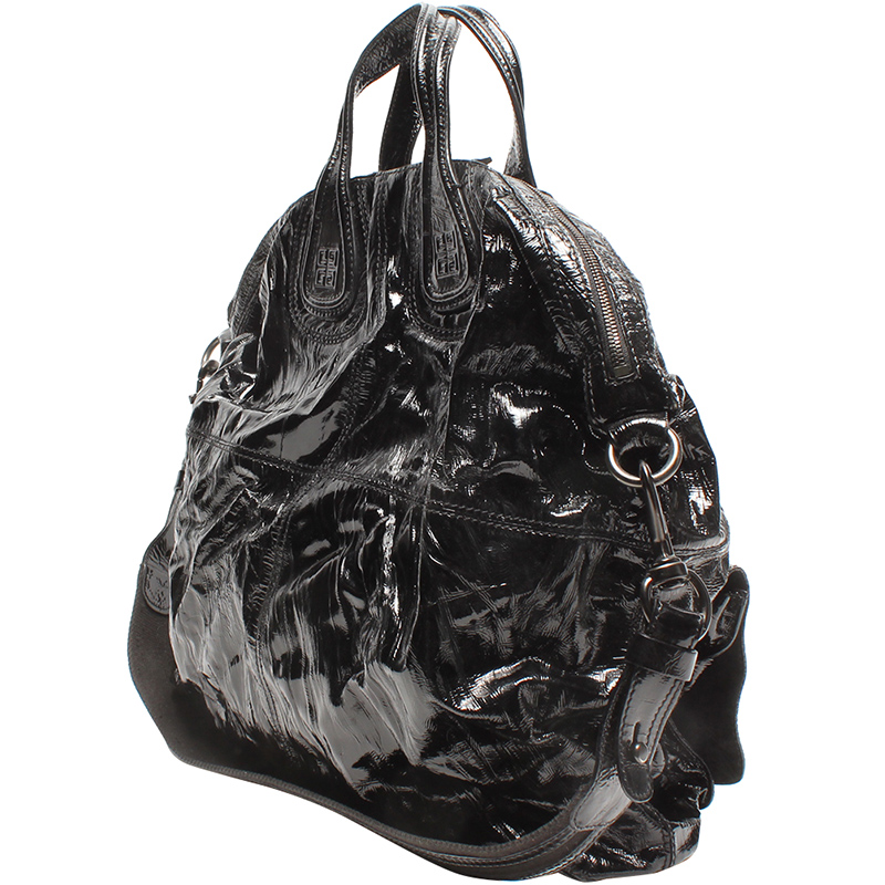 

Givenchy Black Patent Leather Shoulder Bag