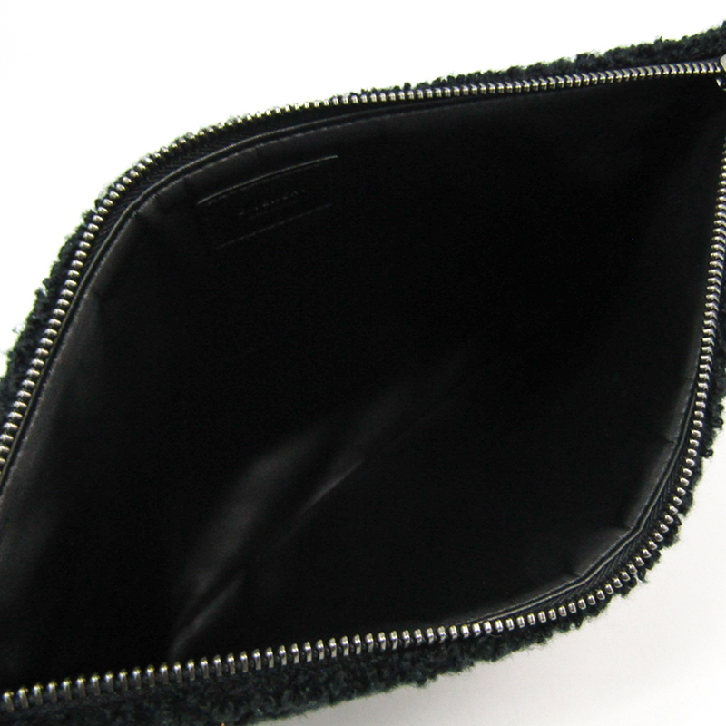 

Givenchy Black Terry Large Zip Pouch