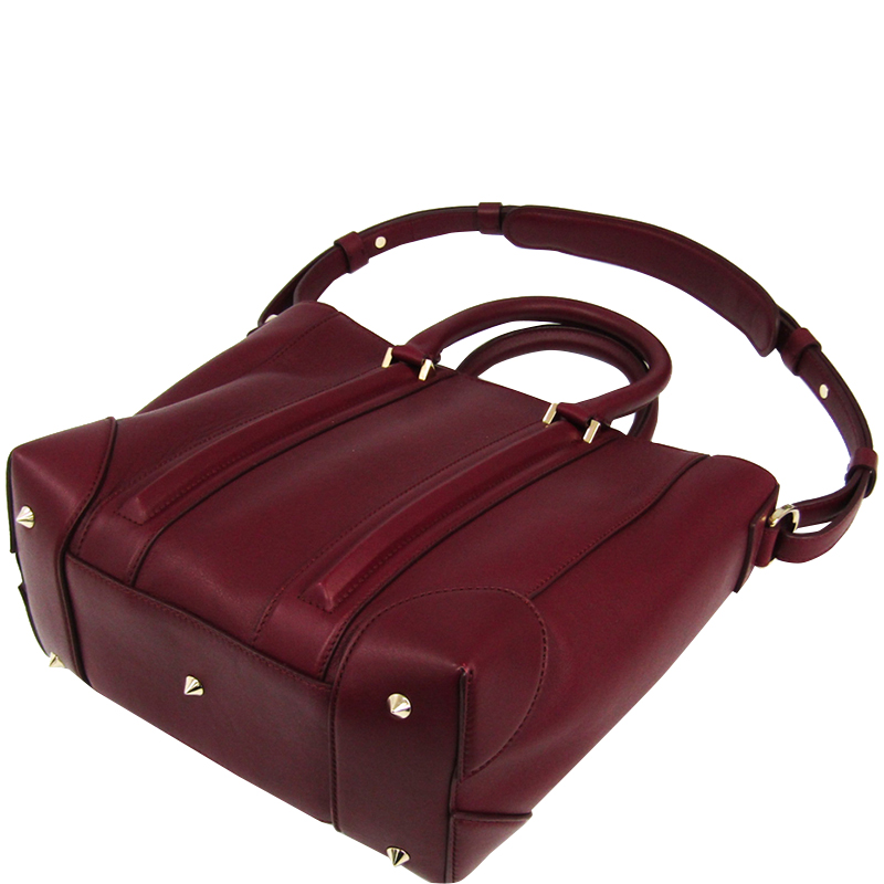 

Givenchy BordeauxLeather Lucrezia Tote Bag, Burgundy