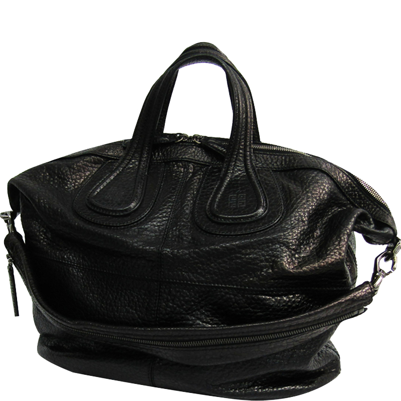 

Givenchy Black Grain Leather Medium Nightingale Tote