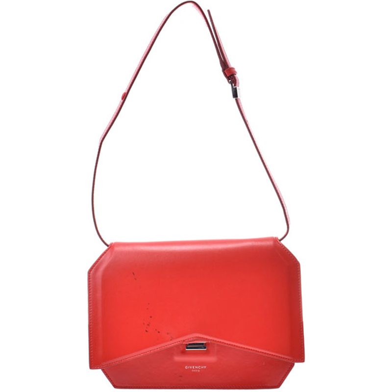 Givenchy Red Leather Crossbody Bag