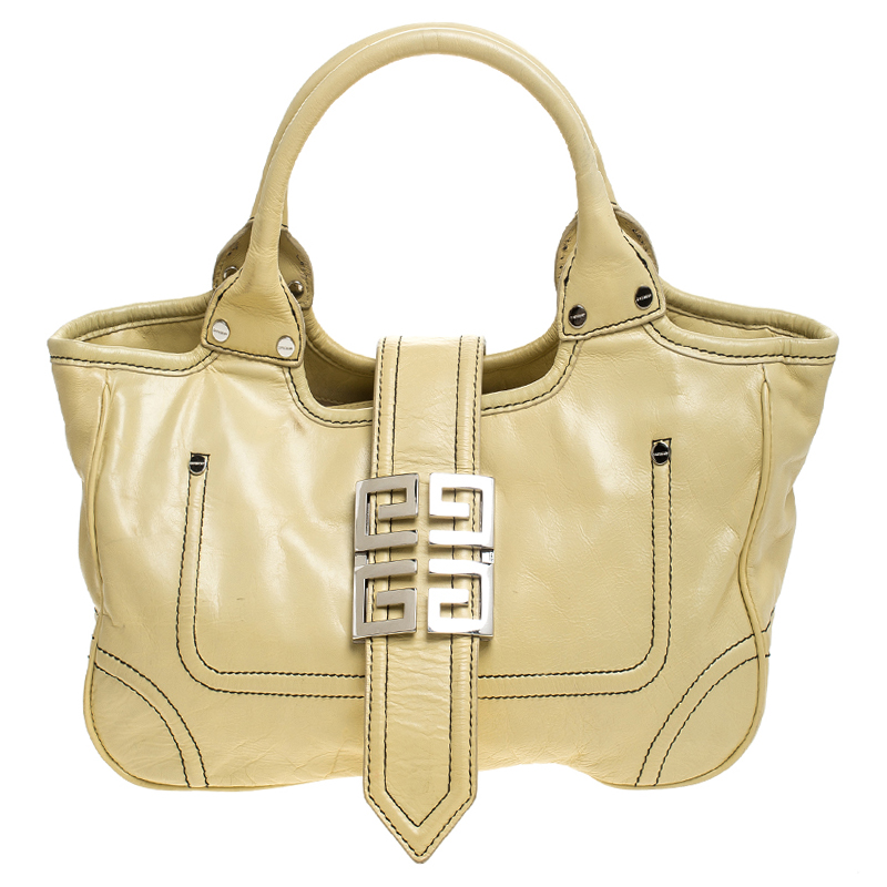

Givenchy Citrine Leather Tote, Yellow