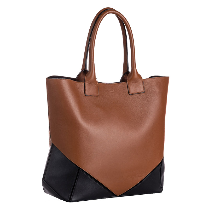 

Givenchy Brown Leather Easy Tote, Black