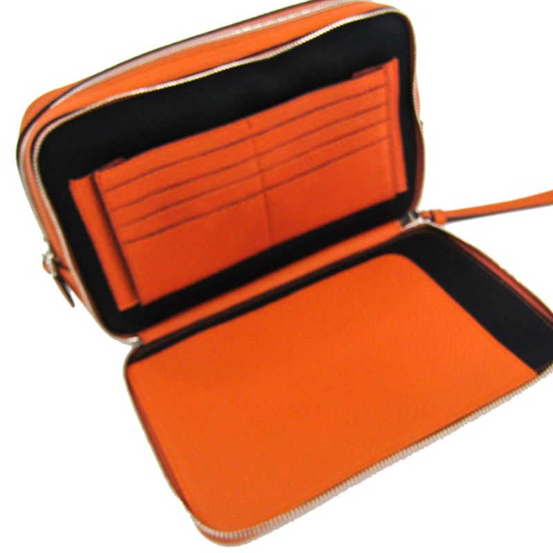 

Givenchy Camel Leather Clutch Bag, Orange