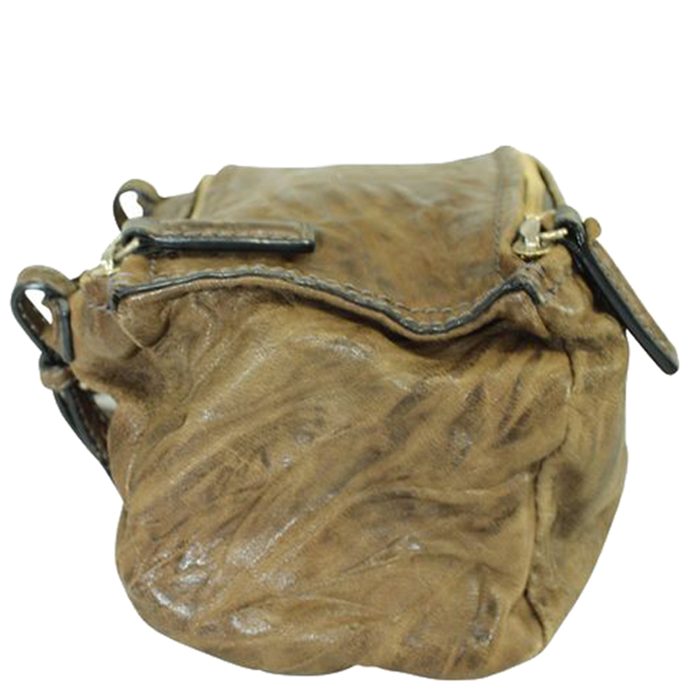 

Givenchy Brown Leather Mini Pandora Bag