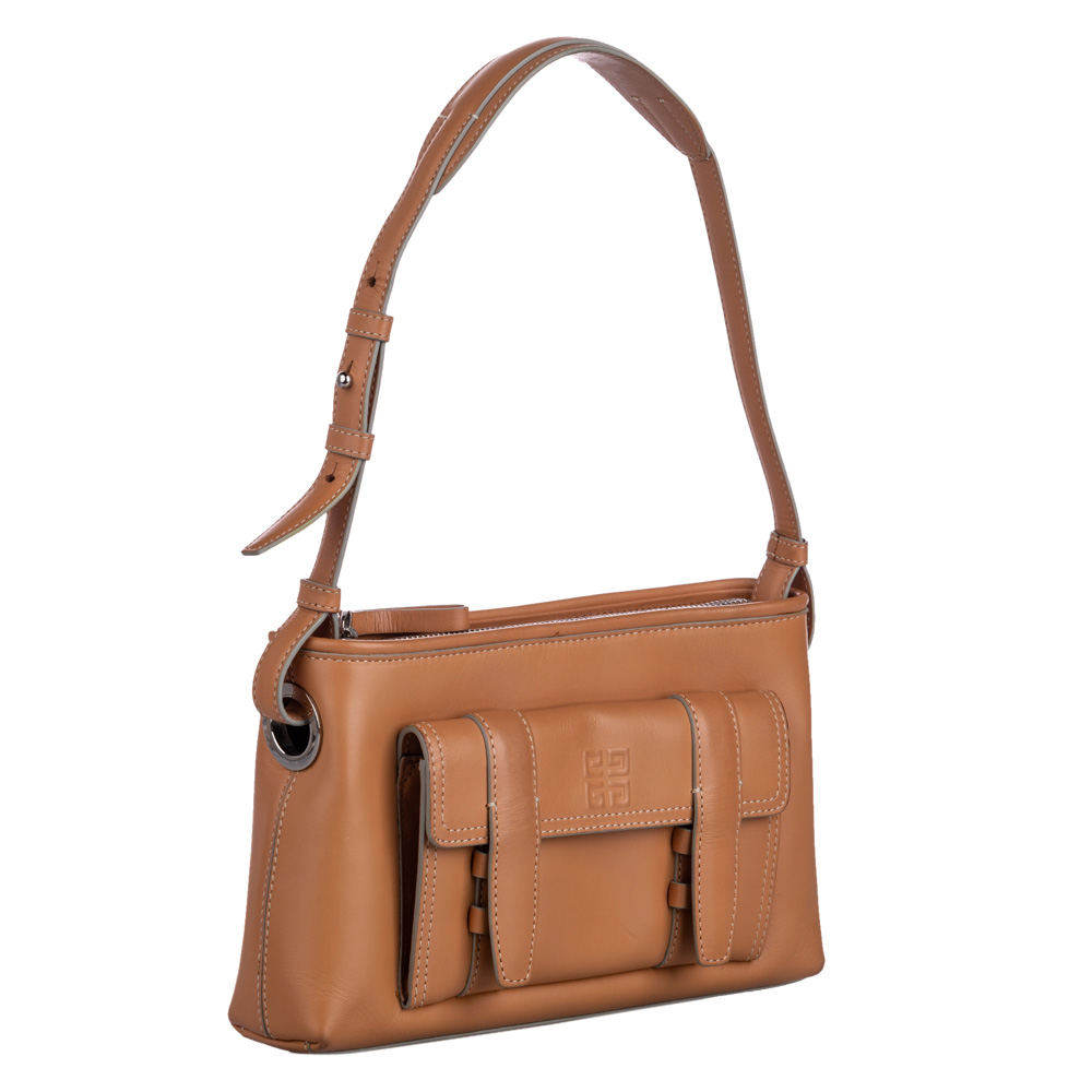 

Givenchy Brown Leather Baguette Bag