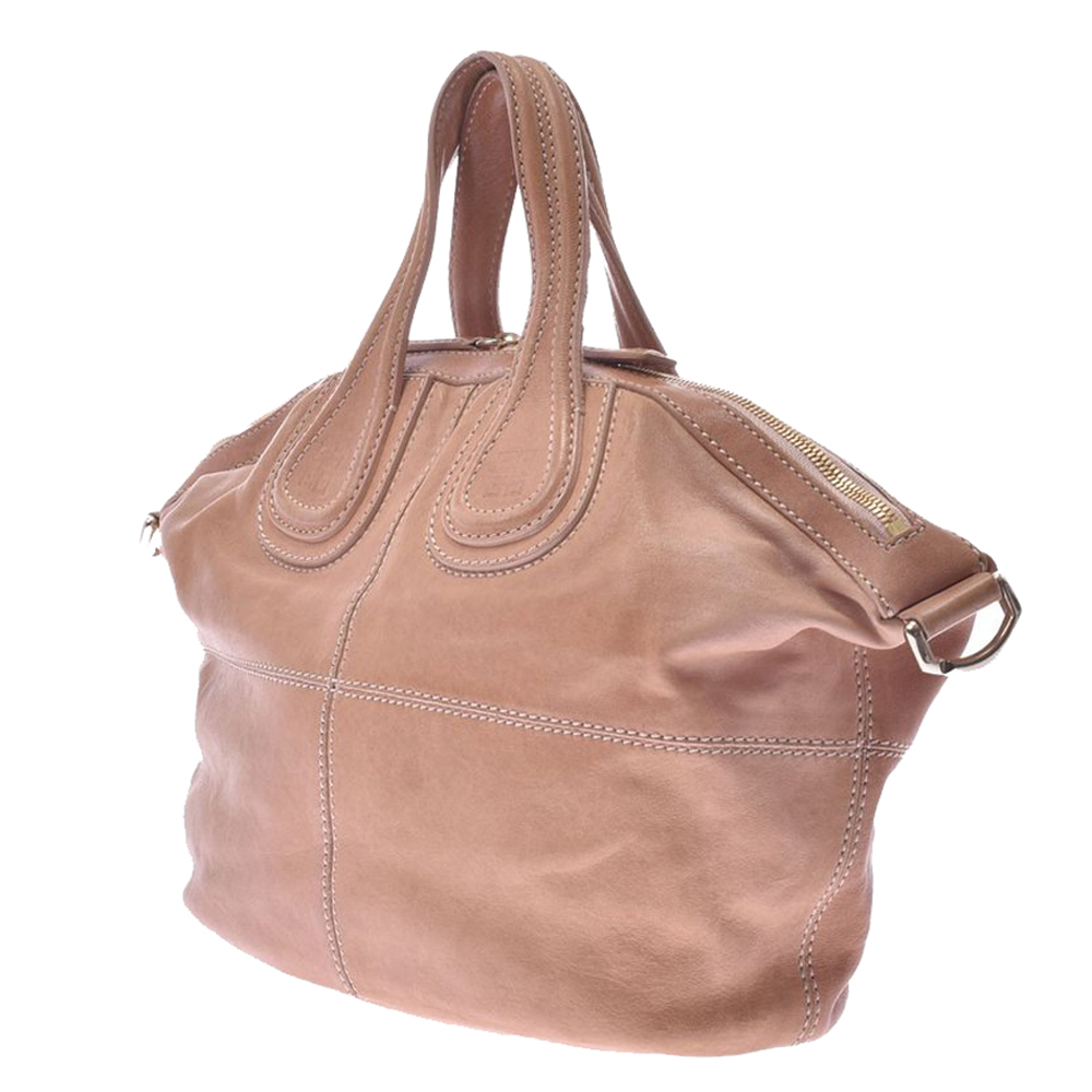 

Givenchy Beige Lambskin Leather Nightingale Shoulder Bag