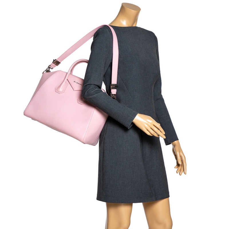

Givenchy Pink Leather Medium Antigona Satchel