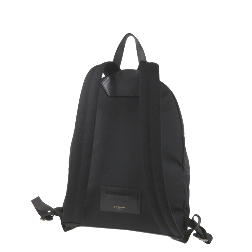 

Givenchy Black Nylon Logo Backpack