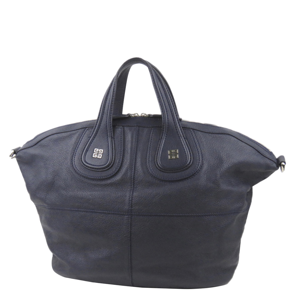 

Givenchy Blue Leather Nightingale Bag