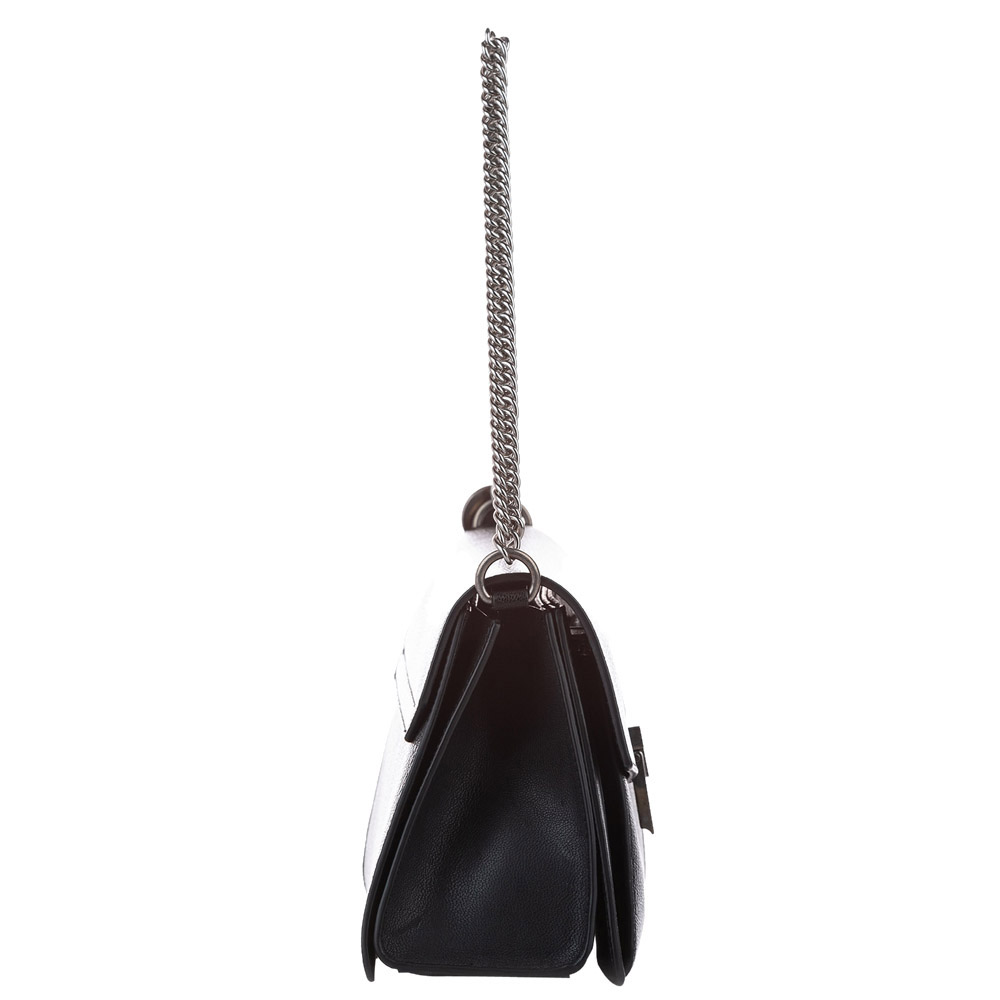 

Givenchy Black Leather Small GV3 Shoulder Bag